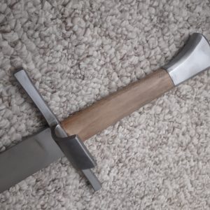 Kvetun Messer handle detail, HEMA Messer, HEMA sparring Messer